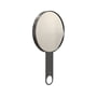 Frost - Nova2 Cosmetic hand mirror with 5-fold magnification 1982, black brushed