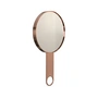 Frost - Nova2 Cosmetic hand mirror with 5-fold magnification 1982, copper polished