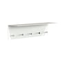 Frost - Unu Wall coat rack 60 x 15 x 15 cm, white matt / white polished