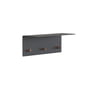 Frost - Unu Wall coat rack 40 x 15 x 15 cm, black matt / copper polished