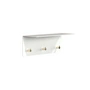 Frost - Unu Wall coat rack 40 x 15 x 15 cm, white matt / gold polished
