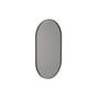 Frost - Unu Wall mirror 4145 with frame, oval, 60 x 100 cm, black matt