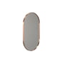 Frost - Unu Wall mirror 4145 with frame, oval, 60 x 100 cm, copper brushed