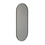 Frost - Unu Wall mirror 4146 with frame, oval, 60 x 140 cm, black matt