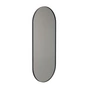 Frost - Unu Wall mirror 4146 with frame, oval, 60 x 140 cm, black matt