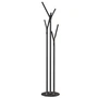 Frost - Wishbone Coat rack, black brushed / black polished