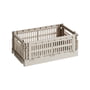 Hay - Colour Crate Basket S, 26.5 x 17 cm, taupe, recycled (Exclusive Edition)