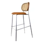 Studio Zondag - Rabbit Bar stool, natural ash / chrome frame