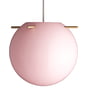 Frandsen - Koi Pendant light, Ø 32 cm, opal pink / brass