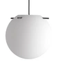 Frandsen - Koi Pendant light, Ø 32 cm, opal white / black