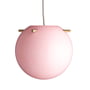 Frandsen - Koi Pendant light, Ø 25 cm, opal pink / brass