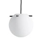 Frandsen - Koi Pendant light, Ø 19 cm, opal white / black