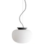 Frandsen - Supernate Pendant light, Ø 38 x 29 H cm, opal white / black
