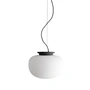 Frandsen - Supernate Pendant light, Ø 28 x 21 H cm, opal white / black
