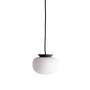 Frandsen - Supernate Pendant light, Ø 13 x 10 H cm, opal white / black