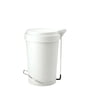 Authentics - Tip Pedal bin, 30 l, white / gray