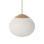 Bolia - Acorn Pendant light Ø 32 cm, oiled oak / matt opal glass