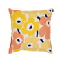 Marimekko - Pieni Unikko Cushion cover, 50 x 50 cm, cotton / yellow / peach / blue