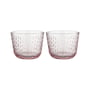 Marimekko - Syksy Glass, 220 ml, mauve (set of 2)