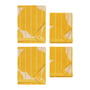 Marimekko - Vesi Unikko Towel, 50 x 70 cm & 70 x 150 cm, spring yellow / ecru (set of 4)