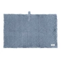 The Organic Company - Big Waffle Bath mat, 55 x 80 cm, gray blue