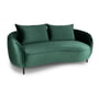 Studio Zondag - Pol 2.5-seater sofa, dark green / flow velvet (40)