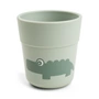 Done by Deer - Foodie Drinking cup, Croco, 135 ml, green