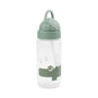 Done by Deer - Drinking bottle with straw, 0.35 l Croco, green