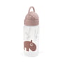 Done by Deer - Drinking bottle with straw, 0.35 l Ozzo, pink
