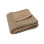 Jollein - Baby blanket, 75 x 100 cm, pure knit / velvet, biscuit