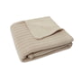 Jollein - Baby blanket, 75 x 100 cm, pure knit / velvet, nougat