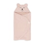 Jollein - Wrap blanket for baby car seat, Bear Bouclé, wild rose