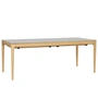 Umage - Heart'n'Soul Dining table, 90 x 200 cm, oak / cloud gray