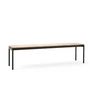 & Tradition - Ville AV28 Garden bench, 180 x 40 cm, warm black