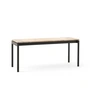 & Tradition - Ville AV27 Garden bench, 110 x 40 cm, warm black