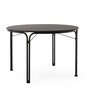 & Tradition - Thorvald SC98 Garden table, Ø 115 cm, warm black
