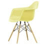 Vitra - Eames Plastic Armchair DAW RE, maple yellowish / citron (felt glides basic dark)