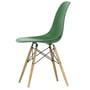 Vitra - Eames Plastic Side Chair DSW RE, honey-colored ash / emerald (basic dark felt glides)