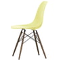 Vitra - Eames Plastic Side Chair DSW RE, dark maple / citron (basic dark felt glides)