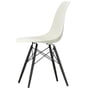 Vitra - Eames Plastic Side Chair DSW RE, maple black / pebble (felt glides basic dark)