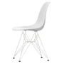 Vitra - Eames Plastic Side Chair DSR RE, white / cotton white (basic dark felt glides)