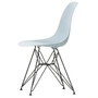 Vitra - Eames Plastic Side Chair DSR RE, basic dark / ice gray (felt glides basic dark)