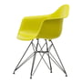 Vitra - Eames Plastic Armchair DAR RE, basic dark / mustard (felt glides basic dark)