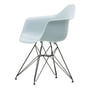 Vitra - Eames Plastic Armchair DAR RE, basic dark / ice gray (felt glides basic dark)