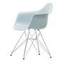 Vitra - Eames Plastic Armchair DAR RE, chrome-plated / ice gray (felt glides basic dark)