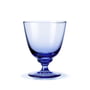 Holmegaard - Flow Drinking glass with base 35 cl, dark blue
