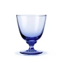 Holmegaard - Flow Drinking glass with base 35 cl, dark blue