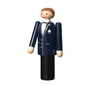 Kay Bojesen - Groom, H 12 cm, blue / black / white