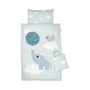 Done by Deer - Children's bed linen, Junior, 100 x 140 cm, Elphee, blue