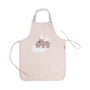 Done by Deer - Water-repellent children's apron, Happy Clouds, powder